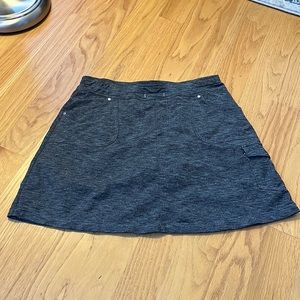 Kuhl Mova skirt/skort charcoal gray Heather size medium